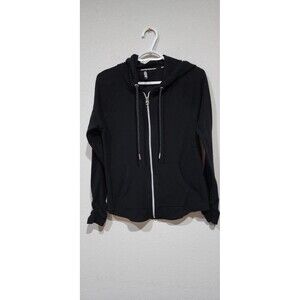 Calvin Klein Performance Hoodie Jacket Black Lightweight Size Medium